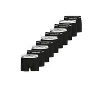 JACK & JONES Boxershorts Herren 10 Pack Baumwolle Basic Trunks JACANTON Unterhosen Unterwäsche Retroshorts Set Boxer Shorts Stretch, Größe:XL, Farbe:5X Black/Black & 5X Black/White (12284977)
