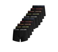 JACK & JONES Boxershorts Herren 10 Pack Baumwolle Basic Trunks JACANTON Unterhosen Unterwäsche Retroshorts Set Boxer Shorts Stretch Schwarz Weiß S M L XL XXL 3XL, Farbe:Schwarz, Größe:XL