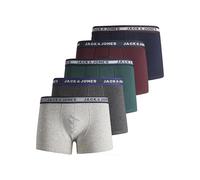 Jack & Jones Oliver 5 Units Boxer Mehrfarbig 16 Years Junge (Herstellerartikelnummer: 12210880-DarkGreenMelange/PackSeaMoss/PortRoyal/NavyBlazer/LightGreyMelange-176)