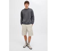 Jack & Jones Cargobermudas in Creme - Größe M | Herren Plussize