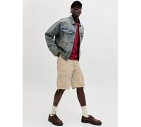 Jack & Jones Cargobermudas "Stole" in Beige - Größe XXL | Herren Plussize
