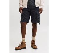 Jack & Jones Cargobermudas "Stole" in Dunkelblau - Größe M | Herren Plussize