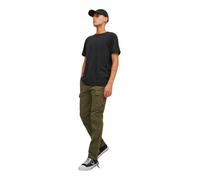 Jack & Jones Ace Tucker Ama Cargohose 28 Olive Night / Detail Solid