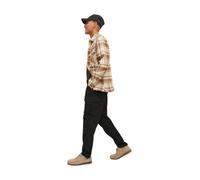 JACK & JONES Herren Jpstace Jjtucker AMA Noos Cargohose, Black/Detail:solid, 34W / 34L EU