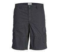Jack & Jones Cargoshorts in Anthrazit - Größe S | Herren Plussize