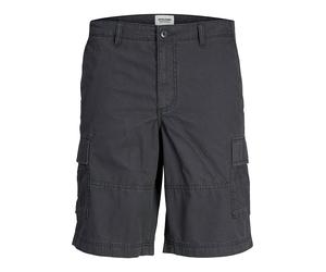 Jack & Jones Cargoshorts in Anthrazit - Größe XXL | Herren Plussize