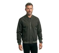 Jack & Jones Bomberjacke JJECHARGE, Herren, Stehkragen, 100% Polyester, Grün (Rosin) XL