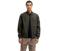Jack & Jones Bomberjacke Charge Stand – Regular Fit, Stehkragen – Oliv Größe XL