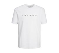 Jack & Jones T-Shirt JJESTAR JJ Tee SS NOOS JNR mit Label-Print Weiß Größe 164