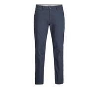 Jack & Jones Chino Hose Herren Relaxed Fit - Chinohose Männer aus Baumwolle mit Stretch - Klassische Performance Pants Herren Hose, Mid Rise, Umschlag-Saum, Bequemes Bein