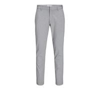 JACK & JONES Chino Hose Herren Slim Fit - Chinohose Männer mit Stretch, Mid Rise, Hakenverschluss - Klassische Herren Hose Lang aus Polyester-Viskose-Mix als Performance Pants