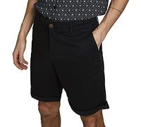 JACK & JONES Chino-Shorts, Chino-Shorts, Regular Fit, Schwarz, XXL