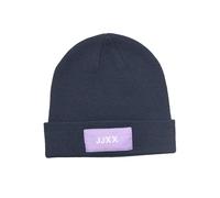 JACK & JONES Damen Jjxx Jxbasic Logo Beanie Sn Strickmützen für Damen, Navy Blazer, Einheitsgröße