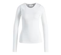 JJXX Damen T-Shirt JXFREYA LS Rib Tee NOOS Weiß M