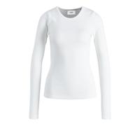 JACK & JONES T-Shirt JXFREYA LS Rib Tee NOOS Bright White Damen S