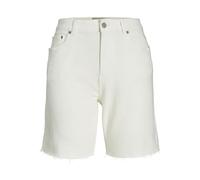 JACK & JONES Damen Jjxx Jxhazel Hw Long Rh Akm Denim Ln Shorts, Ecru/Detail:akm12, XS EU