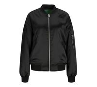 JACK & JONES Damen Jjxx Jxmadison Satin Jacket Bomberjacke, Schwarz, L EU
