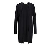 JJXX Damen Jjxx Jxmiley Ls Soft Long Cardigan Knit Noos Strickjacke, Schwarz, M EU