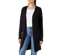 JJXX Damen Jjxx Jxmiley Ls Soft Long Cardigan Knit Noos Strickjacke, Schwarz, M EU