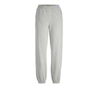 Jack & Jones Damen Jxabbie RLX Hw Every SWT Noos Sweatpants, Light Grey Melange/Print:Bright White Jjxx Logo, XS EU