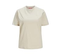 Jack & Jones Damen Jxanna Reg Ss Every Logo Tee JRS Noos T-Shirt, Fog/Print:Feather Gray Jjxx Logo, XS