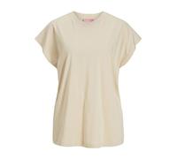 Jack & Jones Damen Jxastrid Boxy Sl Every Tee JRS Noos T-Shirt, Fog, M