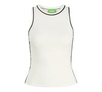 Jack & Jones Damen Jxevelyn Comfy Piping Top Knit, Vanilla Ice, M EU