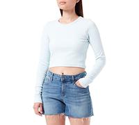 Jack & Jones Damen JXFELINE STR LS Rib Tee JRS NOOS Top, Baby Blue,XL