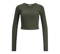 Jack & Jones Damen JXFELINE STR LS Rib Tee JRS NOOS Top, Rosin,XS