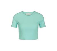 Jack & Jones Damen Jxflorie STR Ss Rib Tee JRS Noos T-Shirt, Aruba Blue, S
