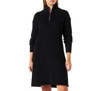 JACK & JONES Damen Jxsandra Twist Half Zip Dress Knit Sn Kleid, Schwarz, XS EU