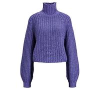 Jack & Jones Damen Strickpullover Jxkelvy Chunky High Neck Knit Noos, Twilight Purple, L