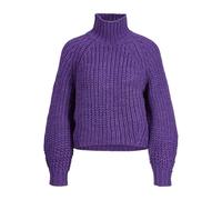 Jack & Jones Damen Strickpullover Jxkelvy Chunky High Neck Knit Noos, Twilight Purple, M