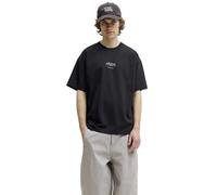 JACK&JONES - JJEBARRON STUDIO TEE SS O-NECK SN Black - Gr. - S