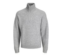 Jack & Jones Herren Pullover JJESOHO OLLIE KNIT HALF ZIP - Relaxed Fit