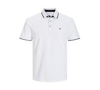 JACK & JONES Essentials Mens White Polo S/S