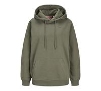 JACK&JONES Damen JXABBIE RLX LS Every Hood SWT NOOS Sweatshirt, Grape Leaf/Detail:Rosin JJXX Logo, S