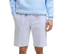 Sweatshorts JACK & JONES "JPSTGORDON COLLEGE SWEAT SHORTS MID", Herren, Gr. XXL, N-Gr, grau (weiß melange), angeraute Sweatware, Obermaterial: 80% Baumwolle, 20% Polyester, meliert, regular fit, Hosen