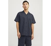 Jack & Jones Easter Palma Seersucker Kurzarmhemd (Herstellerartikelnummer: 12256772-SkyCaptain/StripesStripes-L)