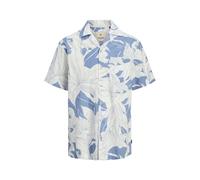 Jack & Jones Bahamas Print Resort Kurzarmhemd XL Quiet Harbor