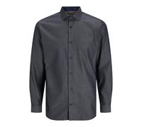 Jack & Jones Hemd Herren Slim Fit Baumwolle marine, S