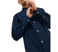 Jack & Jones Oxford Langarmhemd XS Navy Blazer / Slim Fit