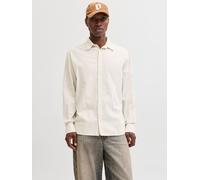 Jack & Jones Hemd "Seersucker" - Regular fit - in Beige - Größe S | Herren Plussize