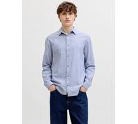 Jack & Jones Hemd "Summer" in Blau - Größe S | Herren Plussize