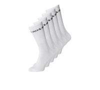 JACBASIC LOGO TENNIS SOCK 5 PACK NOOS white