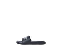 JACK & JONES Herren Badeschuhe Badelatschen Badeschlappen JFWOLLIE Slider LN, Farbe:Anthrazit, Artikel:-Anthracite, Schuhgröße:EUR 44