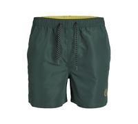 JACK & JONES Herren Badeshorts Badehose Swimwear Jpstfiji Jjswim Solid Sn Ly 12225961,Dark Green/Detail:solid,M