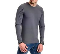 JACK & JONES Herren Basic O-Neck Tee L/S Noos Langarmshirt (Dark Slate (Blau), XXL)