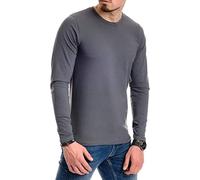 JACK & JONES Herren Basic O-Neck Tee L/S Noos Langarmshirt (Dark Slate (Blau), XXXL)