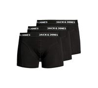 JACK & JONES Herren Boxer-Shorts JacAnthony Unter-Hosen Pants 3er-Pack Black, Farbe:Schwarz, Größe:S